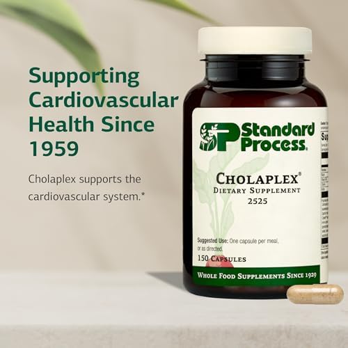 Standard Process Cholaplex - Supplement to Support Heart Health - Supports Healthy Blood Flow & Vascular System - Dietary Supplement to Support
