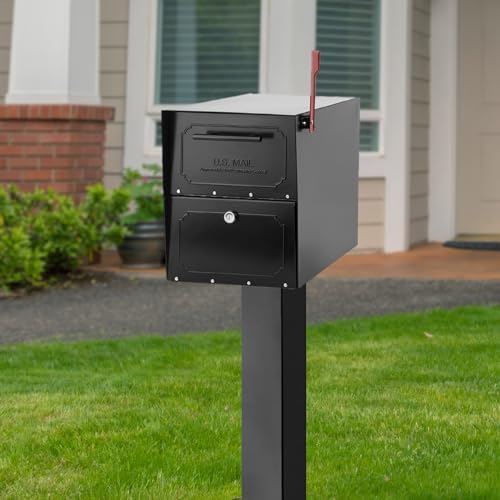 Architectural Mailboxes Oasis Pedestal Galvanized Steel Mailbox Post
