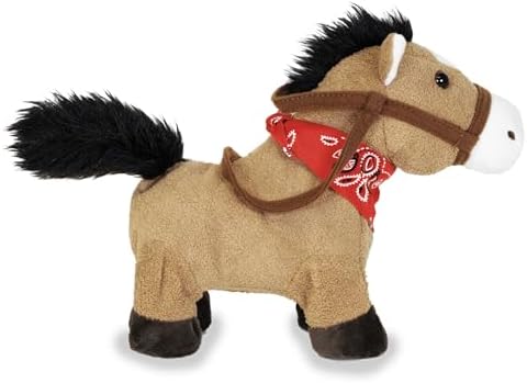 Cuddle Barn Gallop - Animated Plush Horse Toy Moves, Neighs, Sings, 10 in | 2 Different Play Options, Walks, Moves Head & Tail, Sings "Giddyup