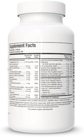 BIOTICS RESEARCH Bio Multi Plus Iron & Copper Free Multivitamins 270Tablets