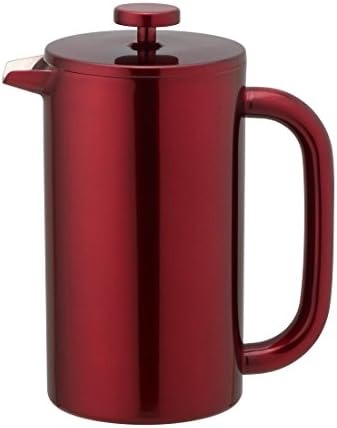 8-Cup Double Wall Insulated Stainless Steel French Coffee Press, 32-Ounce Durable Coffee Tea Maker with Stainless Steel Plunger, Copper