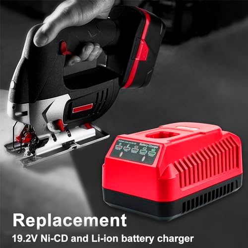 Powilling 19.2 Volt C3 Charger Replacement for Craftsman 140152004 DieHard XCP Li-ion Ni-CD Battery 1425301 1323903 130279005 11375 11376 315.PP2011