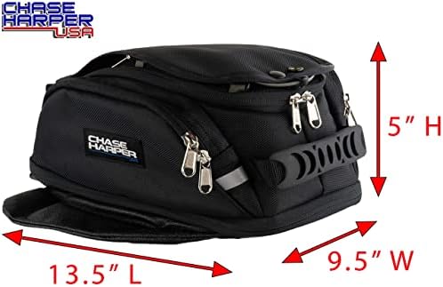 6X Magnetic Tank Bag - Water-Resistant, Tear-Resistant, Industrial Grade Ballistic Nylon with Anti-Scratch Rubberized Polymer Bottom, Super Strong Neodymium Magnets