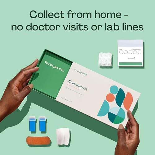 Everlywell At-Home Thyroid Test Collection Kit for Women and Men, Get Accurate Results at Home from a CLIA-Certified Lab Within Days, for Ages 18 Plus