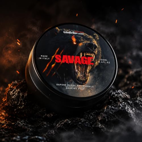 Goodfellas' Smile Savage Shaving Soap for Brush, Made in Italy