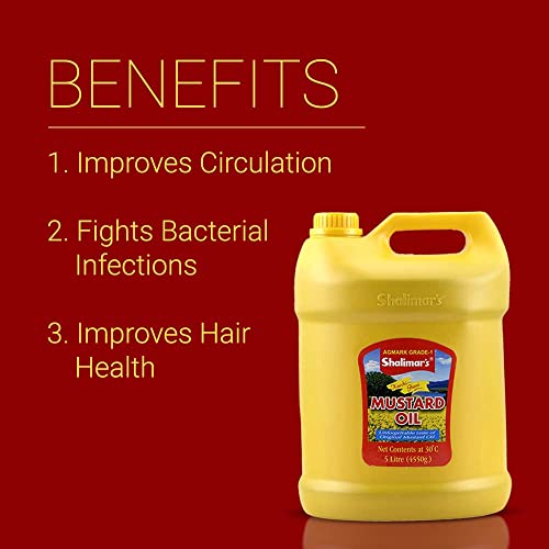 Shalimar's Kachhi Ghani Mustard Oil (5 LTR)