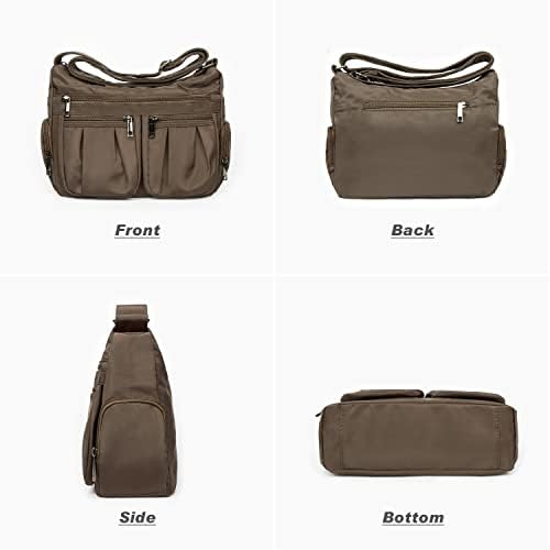 VOLGANIK ROCK Crossbody Purses for Women Shoulder Handbags Lightweight Waterproof Nylon Travel Bag Ladies Pocketbooks