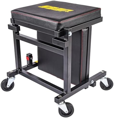 JEGS 2-in-1 Performance Mechanics Creeper Seat [330 lb. Capacity]