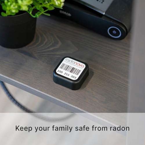 Radtrak³ Radon Detector for Home - Long Term (90 Days to 1 Year) Radon Test Kit for Home - Reliable Accurate Readings - Radon Test Kit Lab Analysis