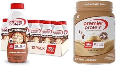 Premier Protein 30g High Protein Powder, 100% Whey, Chocolate, 17 Servings | No Added Sugar, Supports Muscle Health, Soy & Gluten-Free, 1.44 lb