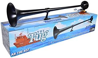 HornBlasters Tug 37 12/24 Volt Air Horn Only - Big Tugboat Sound
