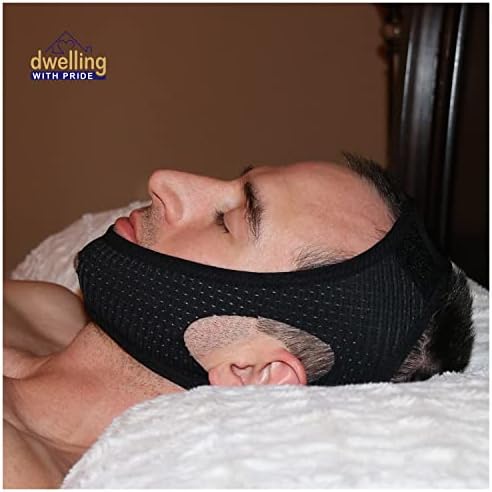 Anti Snore Chin Strap, Anti-Dry Mouth Chin Strap for CPAP Users, Stop Noise