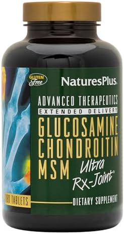 NaturesPlus Ultra Rx-Joint - 180 Tablets - Supports Healthy Joint Function - with Glucosamine, Chondroitin & MSM - Gluten Free - 60 Servings