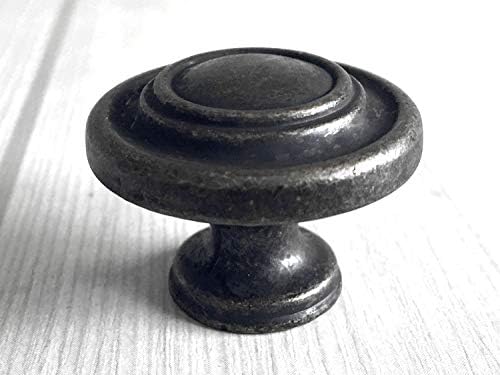 3.75" C-C Bail Drawer Pull Drop Dresser Pull Dark Antique Bronze Swing Drawer Handle Vintage Style 3 3/4" 96 mm Centers (Bail Pull- 3.75" (96 mm) Centers, Dark Antique Bronze)