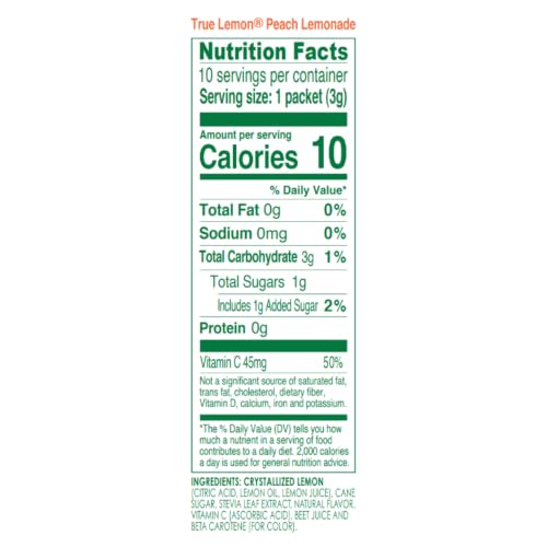 True Peach Lemonade 10-count