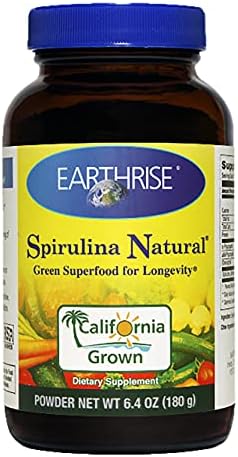 EARTHRISE Spirulina Powder 180 Gram | 100% California Grown