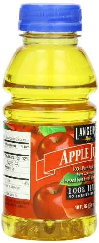 Langers 100% Juice, Apple, 10 Fl Oz (Pack of 12)