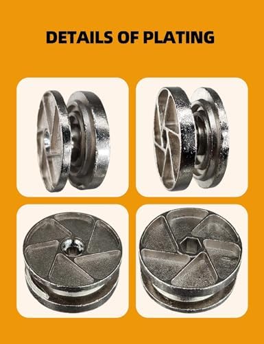 Replacement Heavy Duty Cam Wheel Locks Compatible with IKEA 114670 as Bed Frame Parts for MALM, BRIMNES, BIRKELAND & More (4PCs 35mm Set)