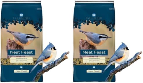 Blue Seal Neat Feast Wild Bird Seed | Convenient Shell-Free Mix | Attracts Wide Variety of Birds | 20 Pound Bag