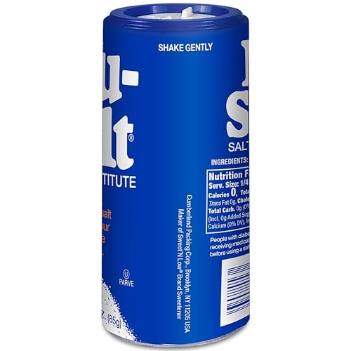 Nu-Salt Substitute Shaker, 3 Ounce (Pack of 36)