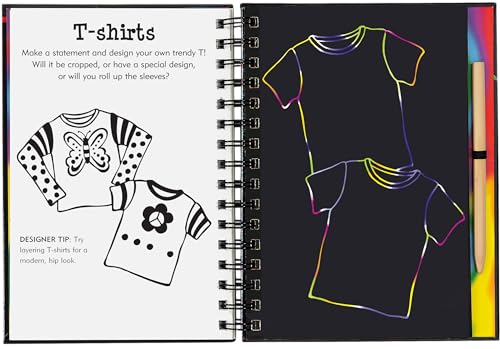 Scratch & Sketch Fashion Show (Trace Along)