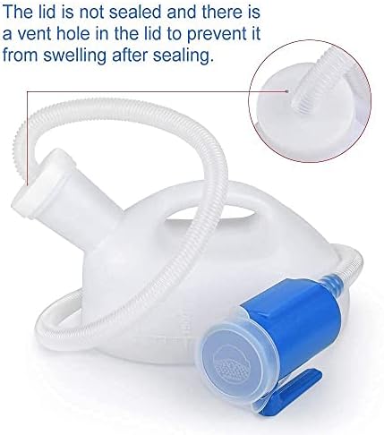 Urinals for Men, 2000ml Urine Bottle for Men, Male Portable Pee Bottle, Spill Proof Men's Potty Portable Urinal