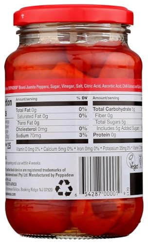 Peppadew Peppers - Hot - Value Bundle of 6 (84 ounce)