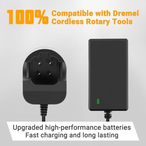 2-Pack Replacement Dremel Battery, 7.2V 3500mAh Ni-MH