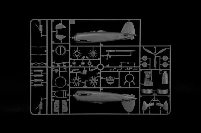 Italeri Fiat Cr.42 Falco Assault/Night Fighter 1:48 Diecast Model Kit