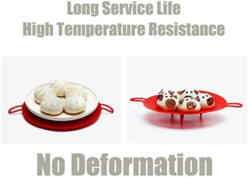Silicone Vegetable and Food Steamer Basket,Good Grips Silicone Steamer for Instant Pot-8.5 in,Red