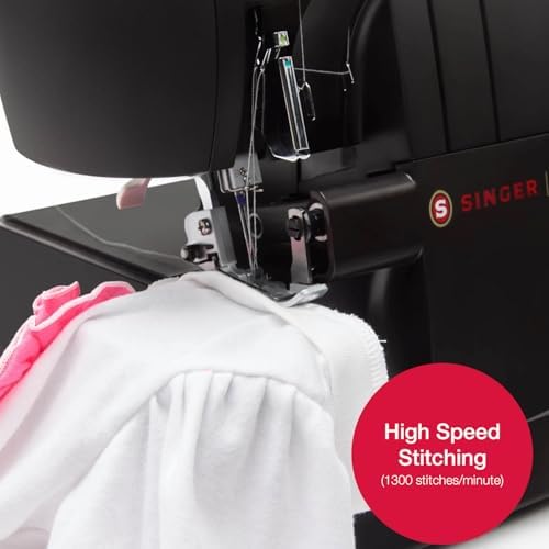 SINGER® X5004-HD Serger Overlock Machine, 2-3-4 Thread Capability