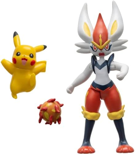 Pokémon Fire and Water Battle Pack - Includes 4.5 Inch Flame Action Charizard and 2" Squirtle Action Figures - Amazon Exclsuive