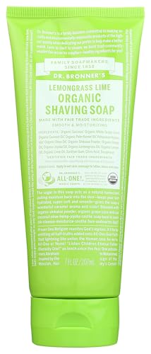 Dr Bronners, Shave Gel Lemongrasss Lime Organic, 7 Fl Oz