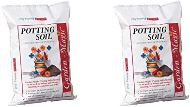 Michigan Peat 20 Pound Bag of Garden Magic General Purpose Moisture Retaining Potting Soil Mix for Indoor and Outdoor Planting