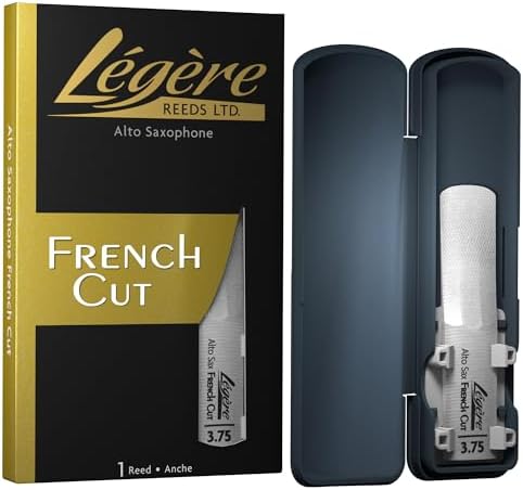 Légère Reeds - Alto Saxophone Reed, French Cut, Strength 4.00 (ASF4.00) - Premium Synthetic Woodwind Reed