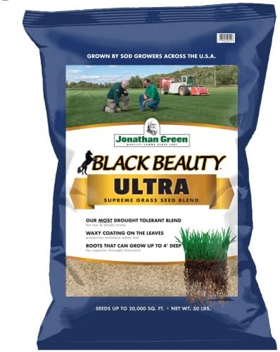 Jonathan Green (10323) Black Beauty Ultra Grass Seed - Cool Season Lawn Seed (25 lb)