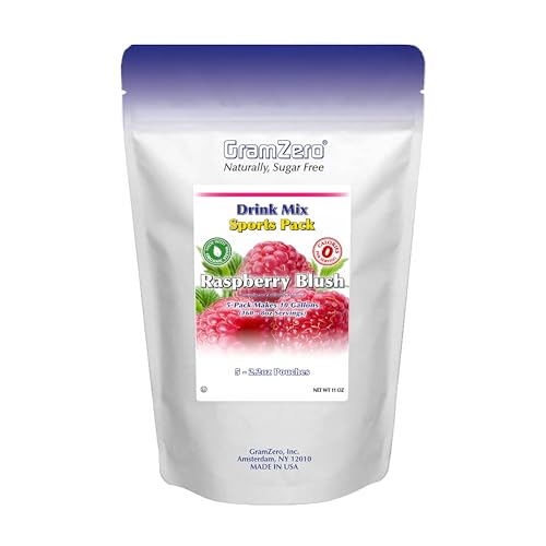 GramZero Grape Sugar Free Drink Mix Sports Pack, Great For Nutrition Club Loaded Teas, Zero Calorie, Stevia Sweetened