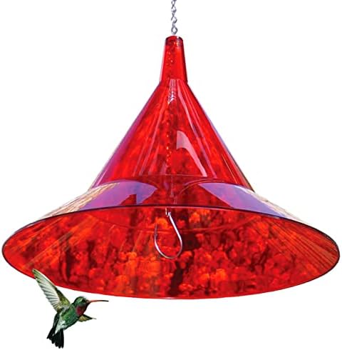 Squirrel Baffle - for Outside Bird House and Feeder Pole - Premium Large 17” Dome - by Arundale Made in USA (Crystal Clear)