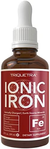 Ionic Liquid Iron Supplement (About 236 Servings) – Ionically Charged, Earth-Sourced Mineral Formula, Small 5-Drop Servings for Easy Use