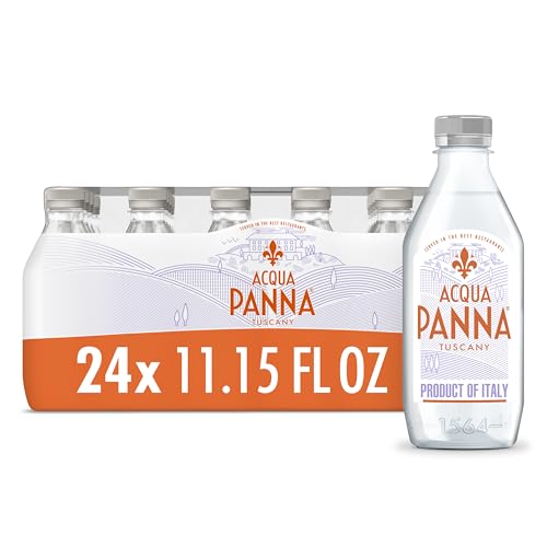 Acqua Panna Natural Spring Water, 16.9 Fl. Oz. Plastic Bottles, Pack of 24