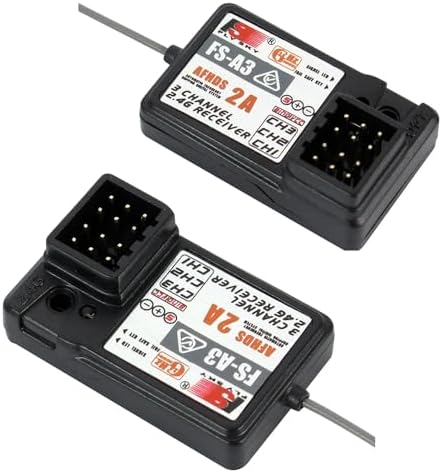 2Pcs Flysky FS-A3 AFHDS2A 2.4G 3CH Receiver for GT2E GT2G Transmitter