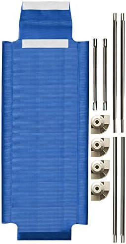 Acrimet Toddler Cot Bed for Kids, Travel, Day Care, 52" x 21", Blue, 1 Pack