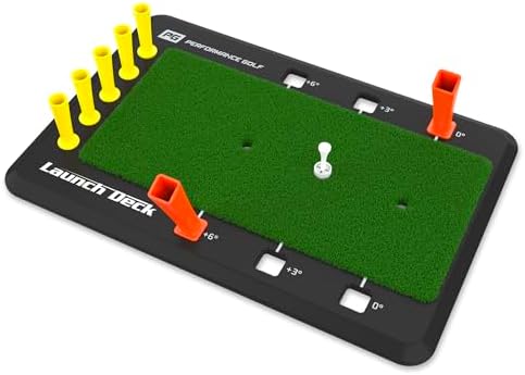 Launch Deck Golf Swing Trainer - Fix Your Slice I Swing Mastery Tool by Hank Haney I Instant Feedback
