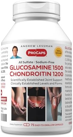 ANDREW LESSMAN Glucosamine 1500 Chondroitin 1200-75 Capsules