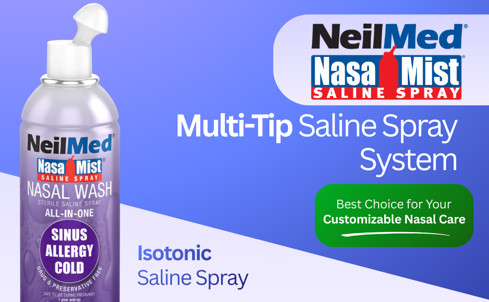 NeilMed NasaMist All in One Saline Spray