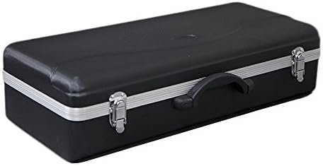Lightweight ABS Case for Modern Standard Alto Saxophone, Black