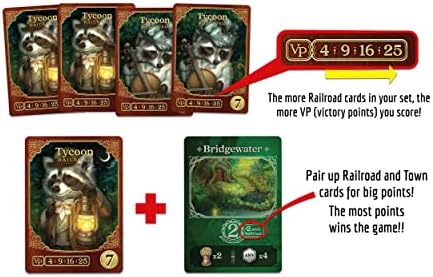 Raccoon Tycoon - Gateway Strategy Board Game for Adults and Family | Fast, Fun