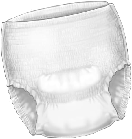 Cardinal Health™ Protective Underwear, Sure Care™ Plus, Heavy Absorbency, Large, Pull-On Adult Disposable Underwear with Tear-Away Seams