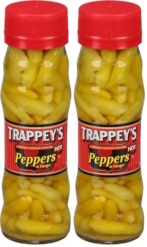Trappey's Hot Peppers in Vinegar, 4.5 Ounce