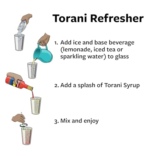 Torani Syrup Variety Pack, Soda Flavors, 25.4 Ounces (Set of 4)